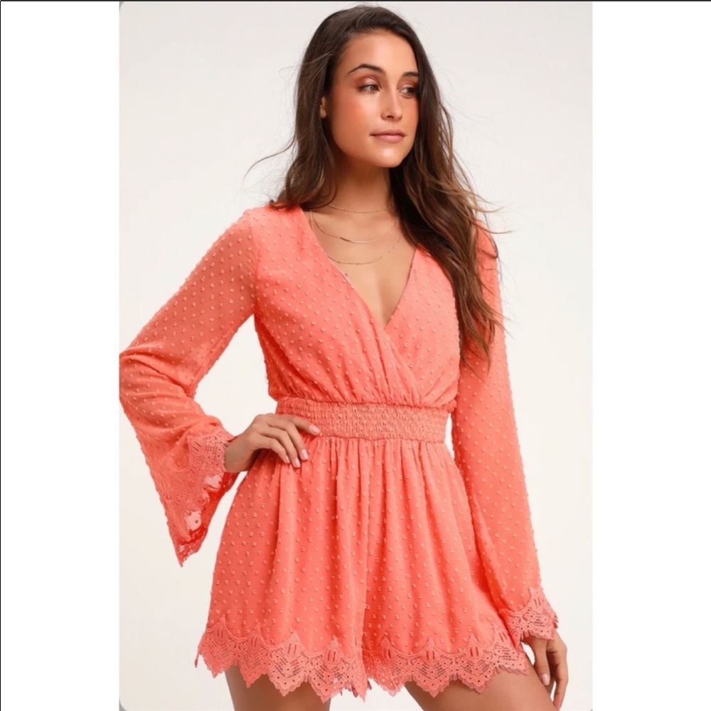 Lulus’s orange m romper